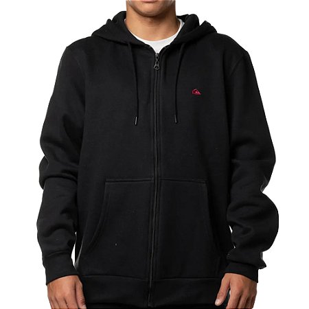 Moletom Quiksilver Aberto Embroidery 280G WT25 Preto