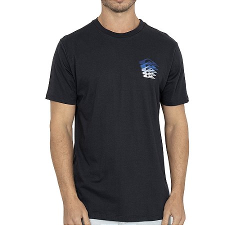 Camiseta Quiksilver Vertical Logo WT26 Masculina Marinho