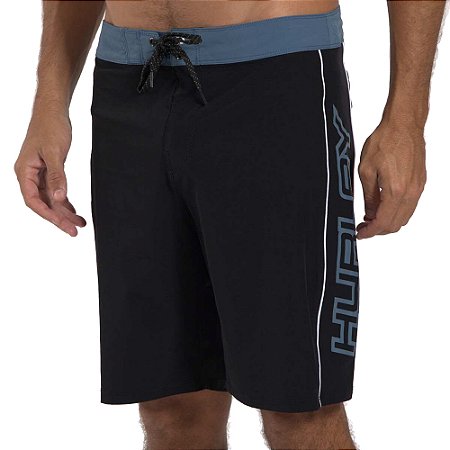 Bermuda Hurley Side Nine Nine WT26 Masculina Preto