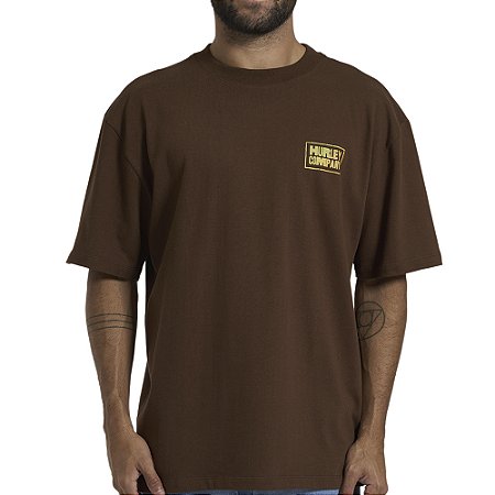 Camiseta Hurley Company Maxfit WT26 Masculina Marrom