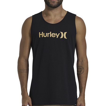 Regata Hurley O&O Solid WT26 Masculina Preto