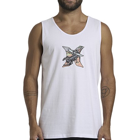 Regata Hurley Scorpion WT26 Masculina Branco