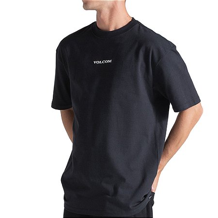 Camiseta Volcom Comfort Signature WT26 Masculina Preto