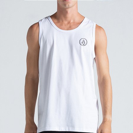 Regata Volcom Circle Stone WT26 Masculina Branco