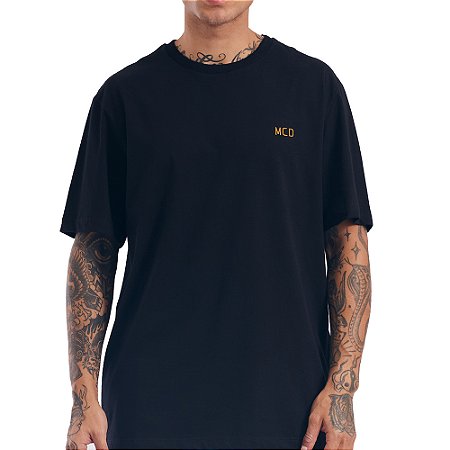 Camiseta MCD Costas Rosa Dolar SM27 Masculina Preto
