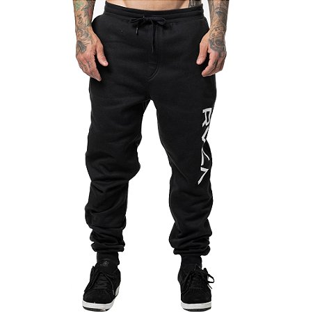 Calça RVCA Moletom Big RVCA I WT26 Masculina Preto