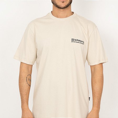 Camiseta Billabong Making Tracks SM26 Masculina Areia