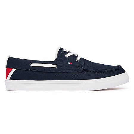 Tênis Tommy Hilfiger TH Boat Vulc Sneak Masculino Desert Sky