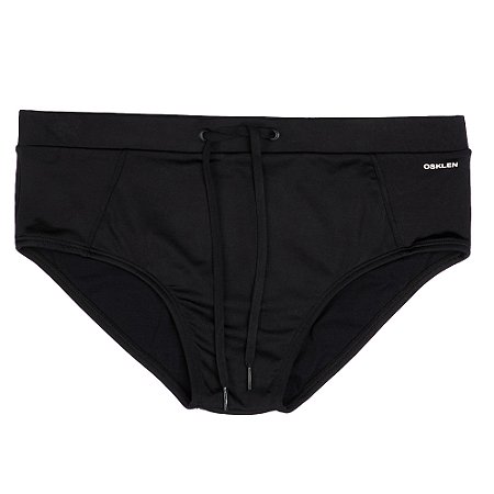 Sunga Osklen retro Side Tapes Black Preto