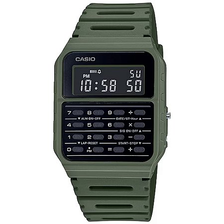 Relógio Casio Vintage CA-53WF-3BDF-SC Verde Escuro