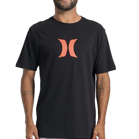 Camiseta Hurley Icon SM27 Masculina Preto