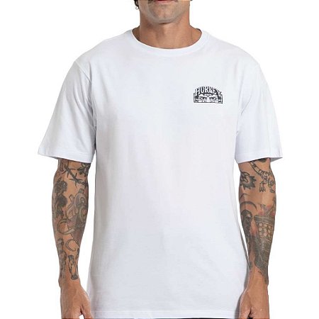 Camiseta Hurley Monster SM27 Masculina Branco