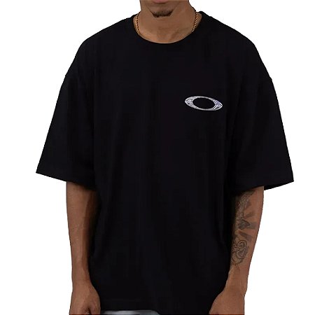 Camiseta Oakley Cyberflora Metal Blossom SS SM27 Blackout