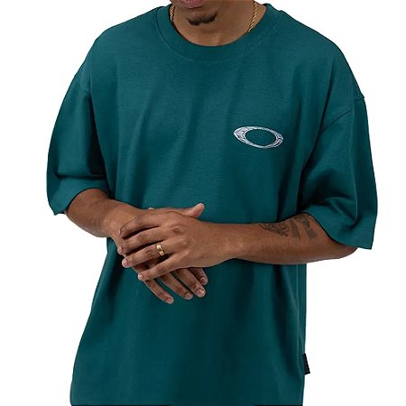 Camiseta Oakley Cyberflora Metal Blossom SM27 Mediterranean