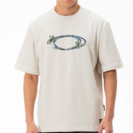 Camiseta Oakley Jupter's Adventure SM27 Masculina Mist