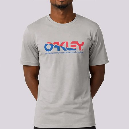 Camiseta Oakley B1B Thunder SS SM27 Masculina Cement