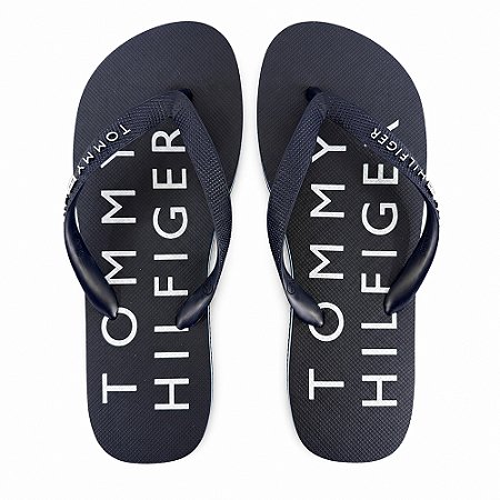 Chinelo Tommy Hilfiger Web Beach Sandal Masculino Desert Sky