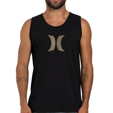 Regata Hurley Icon WT26 Masculina Preto
