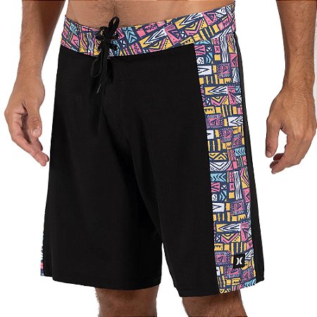 Bermuda Hurley Company 19,5" Masculina Preto