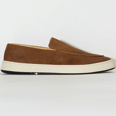 Tênis Osklen Soho Soft Moc Camurça Estonada Masculino Marrom