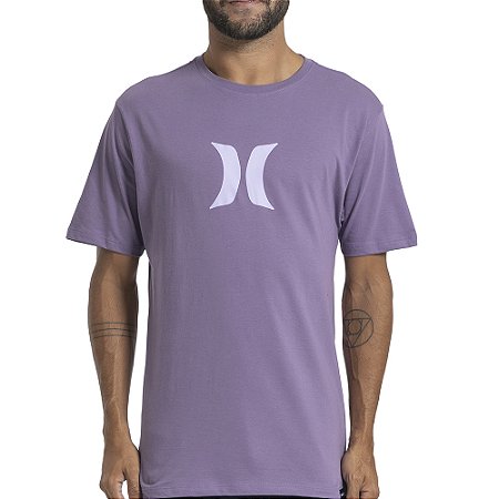 Camiseta Hurley Icon SM27 Masculina Roxo