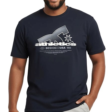 Camiseta DC Shoes Slathletic PS SM27 Masculina Marinho