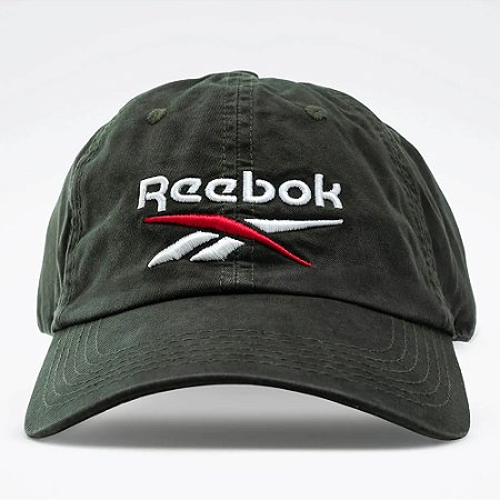Boné Reebok Lockup Estonado Unissex Verde