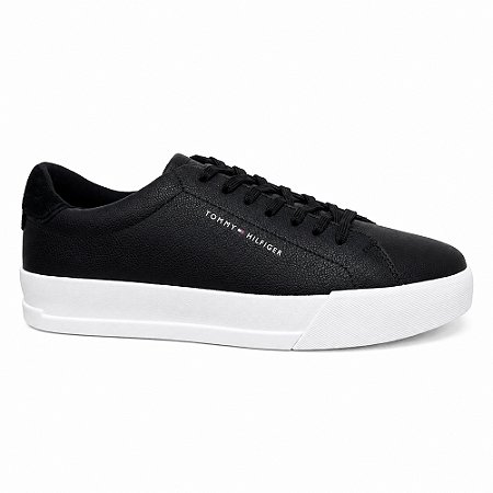 Tênis Tommy Hilfiger TH Court LTH Masculino Black