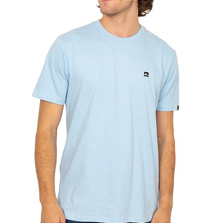 Camiseta Quiksilver Transfer Square SM27 Azul Claro