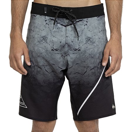 Bermuda Quiksilver Everyday New Wave Stone Fusion SM27 Preto
