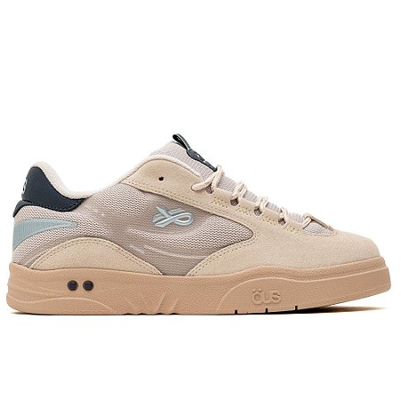Tênis OUS Fluente GTX Masculino Creme Azul Essencial