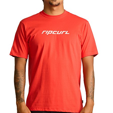 Camiseta Rip Curl Nu Dosed Sphere SM27 Masculina Lava Red