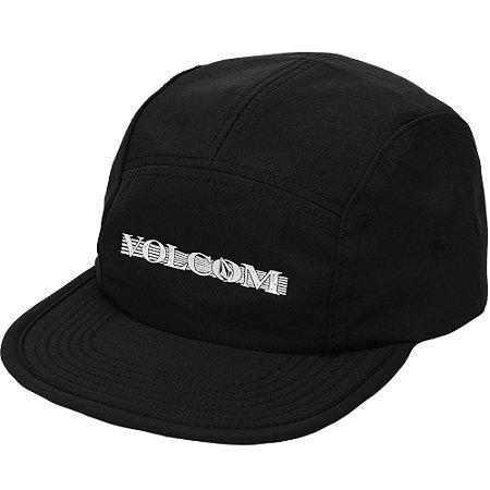 Boné Volcom Aba Reta Drain SM27 Preto