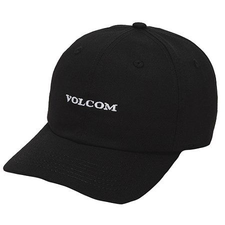Boné Volcom Aba Curva Signature SM27 Preto