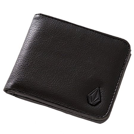 Carteira Volcom Metal Black Stone SM27 Preto