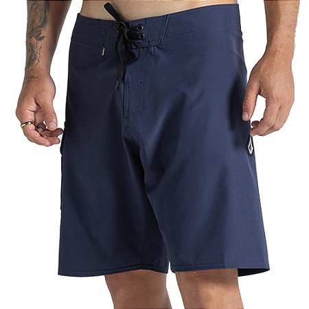 Bermuda Volcom Lido Solid SM27 Masculina Azul Escuro