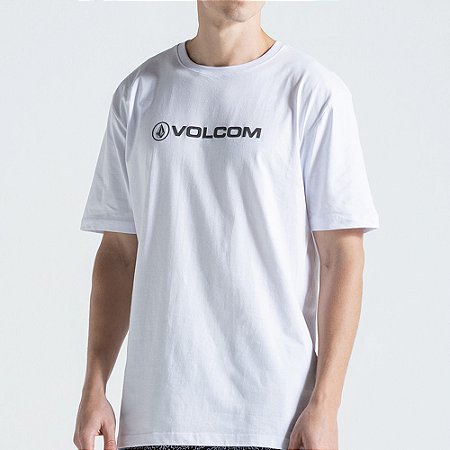 Camiseta Volcom New Euro SM27 Masculina Branco