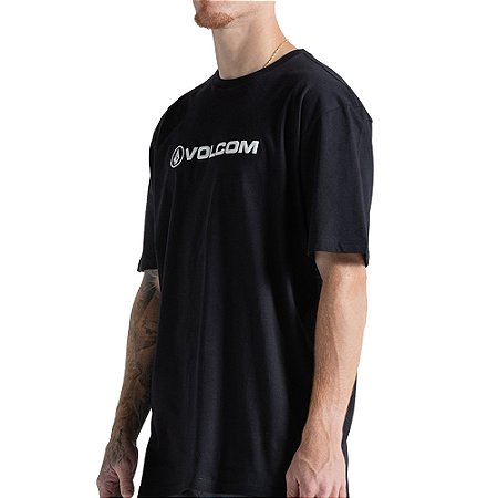 Camiseta Volcom New Euro SM27 Masculina Preto