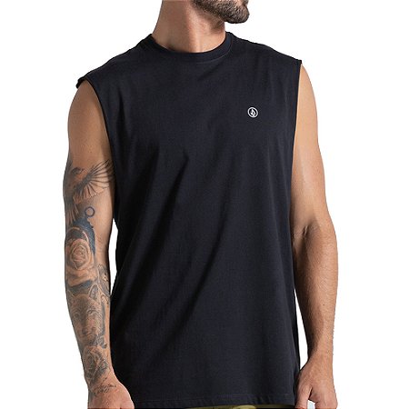 Regata Volcom Mini Circle SM27 Masculina Preto