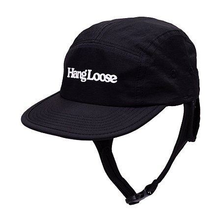 Boné Hang Loose Aba Reta Surf SM27 Preto
