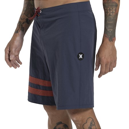 Bermuda Hurley Local BP 19,5" SM27 Masculina Marinho