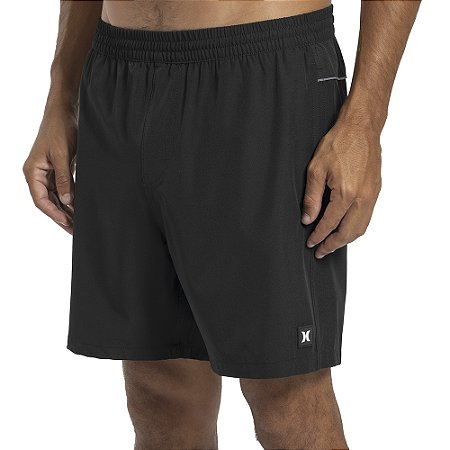 Bermuda Hurley Volley Training 17,5" SM27 Masculina Preto