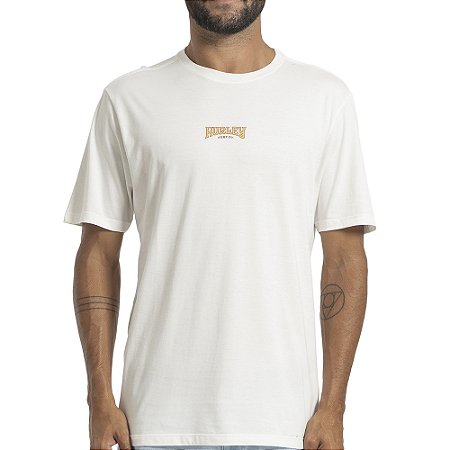 Camiseta Hurley Bells SM27 Masculina Off White