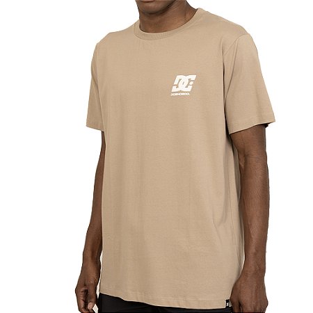 Camiseta DC Shoes Palletline SM27 Masculina Areia