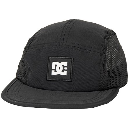Boné DC Shoes Aba Reta Five Mesh SM27 Preto