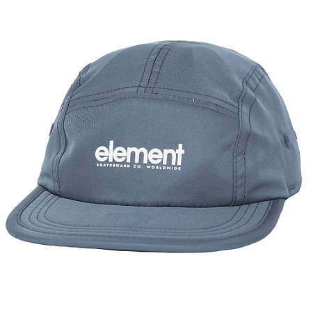 Boné Element Aba Reta 5 Panel Simple Logo SM27 Azul Escuro