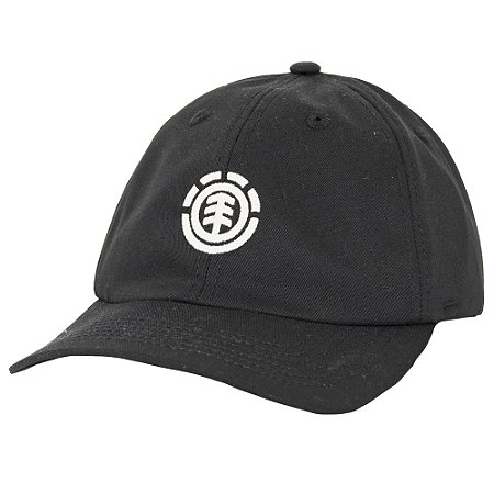 Boné Element Aba Curva Dad Cap Mini Embroidery SM27 Preto