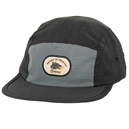 Boné RVCA Aba Reta VA Wolf SM27 Cinza Escuro