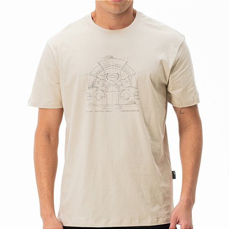 Camiseta Oakley Bunker Sketch SS SM27 Masculina Mist