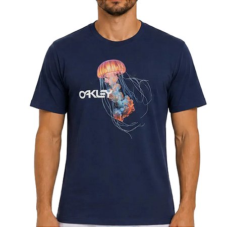 Camiseta Oakley Jellyfish Biolumia SS SM27 Abyss